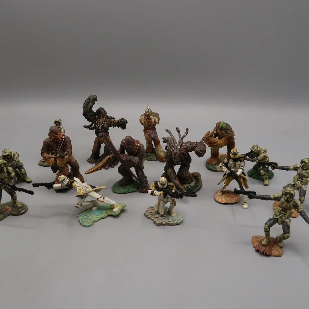 Hasbro Green and Black Camouflage Battle Trooper Action Figure Set